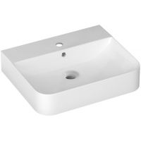 Isvea Sott Aqua umywalka 61x50 cm ścienna prostokątna biała 10SQ51061
