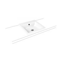 Kaldewei Puro umywalka 46 cm nablatowa kwadratowa model 3153 biała 900306013001