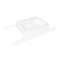 Kaldewei Cono umywalka 60x50 cm nablatowa prostokątna model 3085 biała 902106013001