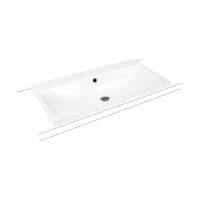 Kaldewei Silenio umywalka 90x46 cm nablatowa prostokątna model 3041 biała 904006013001