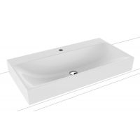 Kaldewei Silenio umywalka 90x46 cm nablatowa prostokątna model 3043 biała 904206303001