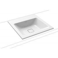 Kaldewei Cono umywalka 50 cm wpuszczana kwadratowa model 3075 biała 908206003001