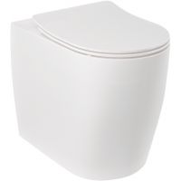 Kludi Resa R miska WC stojąca bez kołnierza ze spłukiwaniem wirowym biały połysk 23WCB0443