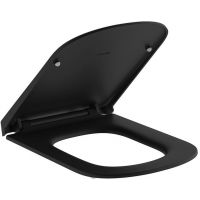 Kludi Resa S deska sedesowa wolnoopadająca czarny mat 27WCS39