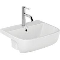 Kludi Resa umywalka 42x35 cm prostokątna wpuszczana biała 57W0243