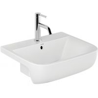 Kludi Resa umywalka 52x46 cm prostokątna wpuszczana biała 57W0343