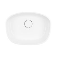 Ksuro 01 umywalka 50x36 cm nablatowa owalna biała 20000000