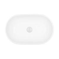 Ksuro 101 umywalka 51,5x32,5 cm nablatowa owalna biała 20005000