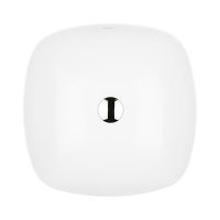 Ksuro 103 umywalka 40x40 cm nablatowa kwadratowa biała 20007000