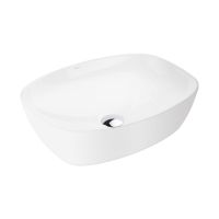 Ksuro 103 umywalka 49,5x38,5 cm nablatowa prostokątna z powłoką Intelligent Coat biała 20808000