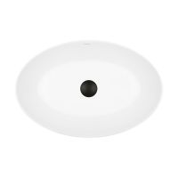 Ksuro 104 umywalka 52x34,5 cm nablatowa owalna z powłoką Intelligent Coat biała 20810000