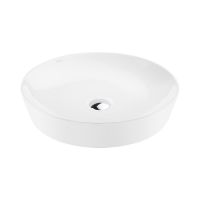 Ksuro 105 umywalka 49 cm nablatowa okrągła z powłoką Intelligent Coat biała 20811000