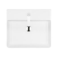 Ksuro 100 umywalka 50,5x43 cm nablatowa prostokątna z powłoką Intelligent Coat biała 21801000