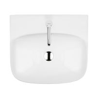 Ksuro 107 umywalka 50x44,5 cm nablatowa prostokątna z powłoką Intelligent Coat biała 21802000