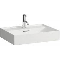 Laufen Kartell umywalka 60x46 cm prostokątna ścienna-meblowa biała H8103337571041