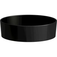 Laufen Kartell umywalka 42 cm nablatowa okrągła czarny mat H8123317161121