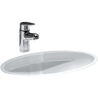 Laufen Savoy umywalka 50x35 cm owalna podblatowa biała H8131920001551