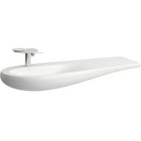 Laufen Il Bagno Alessi umywalka 120x50 cm meblowa lewa Laufen Clean Coat biała H8149734001041
