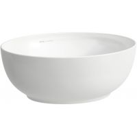 Laufen Ilbagnoalessi umywalka 45x38 cm owalna nablatowa biała H8189754001121