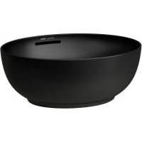 Laufen Ilbagnoalessi umywalka 45x40 cm owalna nablatowa czarny mat H8189767161091
