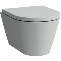 Laufen Kartell miska WC wisząca bez kołnierza szary mat H8203337590001