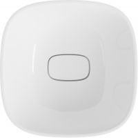 Lavaberg Hav umywalka 40x40 cm kwadratowa nablatowa biały połysk 663129041003