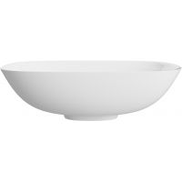 Lavaberg Hav umywalka 60x43 cm prostokątna nablatowa biały połysk 663129061003