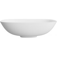 Lavaberg Hav umywalka 60x43 cm prostokątna nablatowa biały mat 663129061033