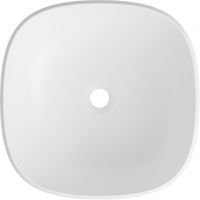 Lavaberg Freya umywalka 42x42 cm kwadratowa nablatowa biały mat 663132040033