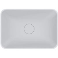 Miraggio Debora Matt umywalka 50x35 cm prostokątna nablatowa biały mat 0000165