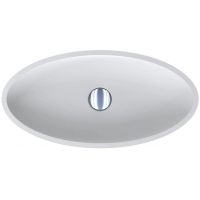 Miraggio Nice Matt umywalka 59,5x29,7 cm owalna nablatowa biały mat 0000223