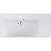 Miraggio Sacramento Matt umywalka 100,1x48,1 cm prostokątna wpuszczana biały mat 0000235