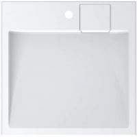 Miraggio Tallinn Matt umywalka 60,3x59,8 cm prostokątna biały mat  0000249