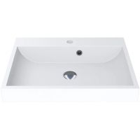 Miraggio Varna Miramarble Mat umywalka 59,7x41,8 cm prostokątna ścienna biały mat 0000255