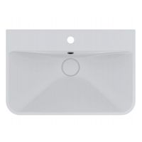 Miraggio Chambery Matt umywalka 65,5x43,2 cm prostokątna ścienna-nablatowa biały mat 0000501