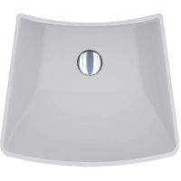 Miraggio Glasgow Matt umywalka 49,1x42 cm prostokątna nablatowa biały mat 0000531