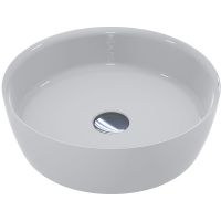 Miraggio Jakarta umywalka 40 cm nablatowa okrągła biały połysk 0000536