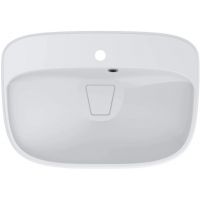Miraggio Lifou Matt umywalka 62,7x43,4 cm owalna nablatowa biały mat 0000651