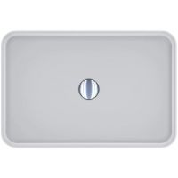 Miraggio San Martin Matt umywalka 60x43 cm prostokątna nablatowa biały mat 0000676