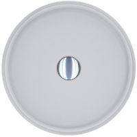 Miraggio Jakarta Matt umywalka 40x40 cm okrągła nablatowa biały mat 0000678