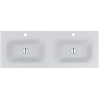 Miraggio Jessel Matt umywalka 120x45 cm prostokątna wpuszczana biały mat 0000784