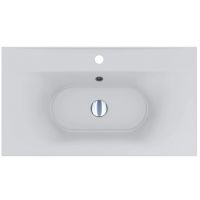 Miraggio Delhi Matt umywalka 79,4x44,6 cm prostokątna wpuszczana biały mat 0000791