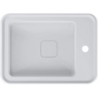 Miraggio Marrakesh 380 Matt umywalka 51,9x39 cm prostokątna ścienna-nablatowa biały mat 0000935