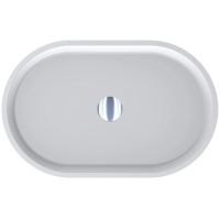 Miraggio Sorrento Mirasoft umywalka 55x35,1 cm owalna nablatowa biały mat 0001024