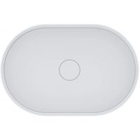Miraggio Kira Mirasoft umywalka 60x40 cm owalna nablatowa biały mat 0001051