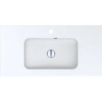 Miraggio Della Mirasoft umywalka 90,1x45,1 cm prostokątna wpuszczana biały mat 0001071