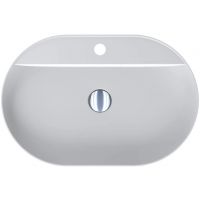 Miraggio France Mirasoft umywalka 60x40 cm owalna nablatowa biały mat 0001086