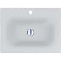 Miraggio Jessel Mirasoft umywalka 60x45 cm prostokątna wpuszczana biały mat 0001088