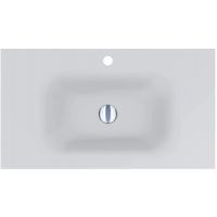 Miraggio Jessel Mirasoft umywalka 80x45 cm prostokątna wpuszczana biały mat 0001090