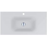 Miraggio Jessel Mirasoft umywalka 90x45 cm prostokątna wpuszczana biały mat 0001091